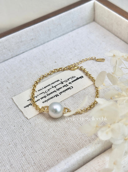 Freshwater Pearl S925 Bracelet | 冷白光淡水珍珠S925手鍊