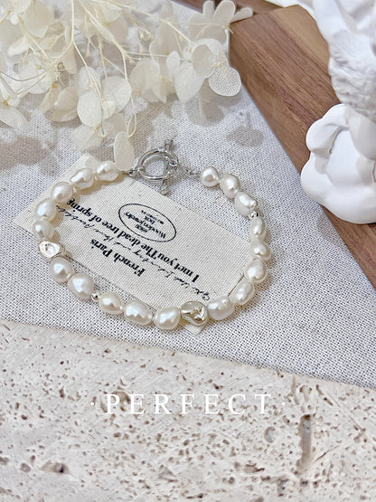 ✨Rock Pearl Bracelet | 不規則石頭珍珠手鏈✨