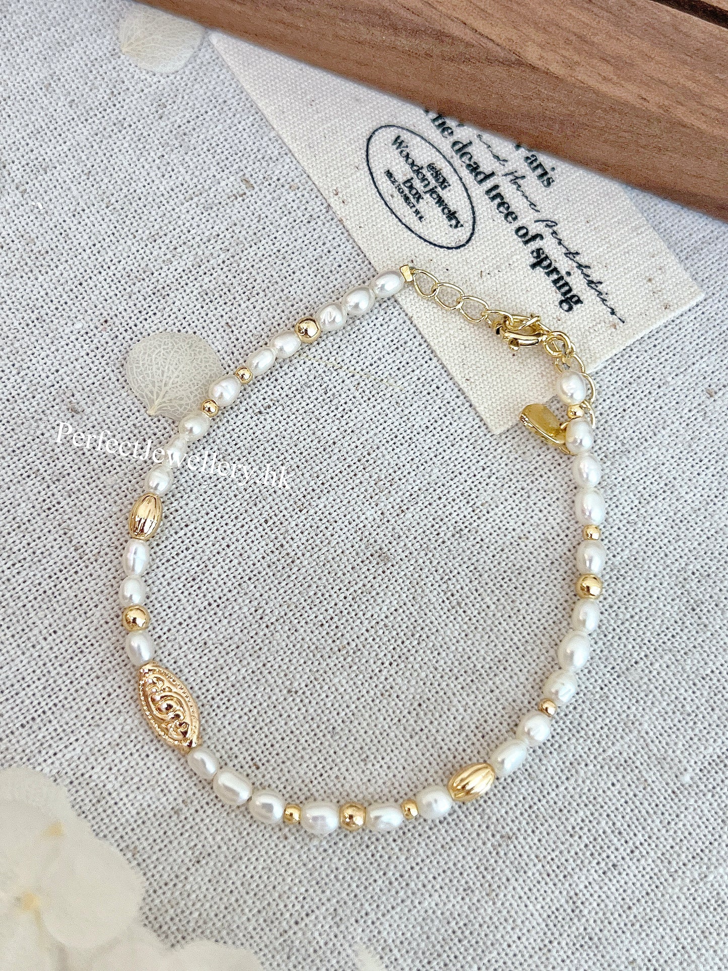 ✨ Glory Crown Freshwater Pearl Bracelet｜米形珍珠手鏈✨