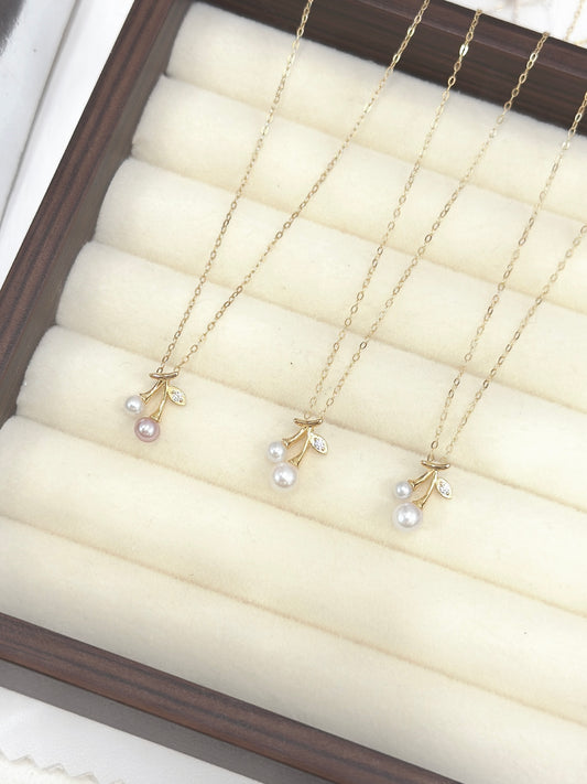 Freshwater & Akoya Pearl S925 Necklace 淡水珍珠&Akoya櫻桃項鍊