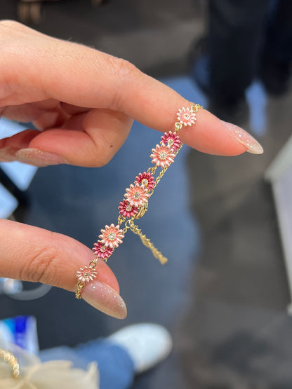 Flower Brass Bracelet | 花花頸鏈