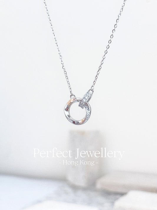 [S925] ✨ Love Forever Möbius Strip Necklace｜Love Forever 莫比烏斯環頸鏈✨