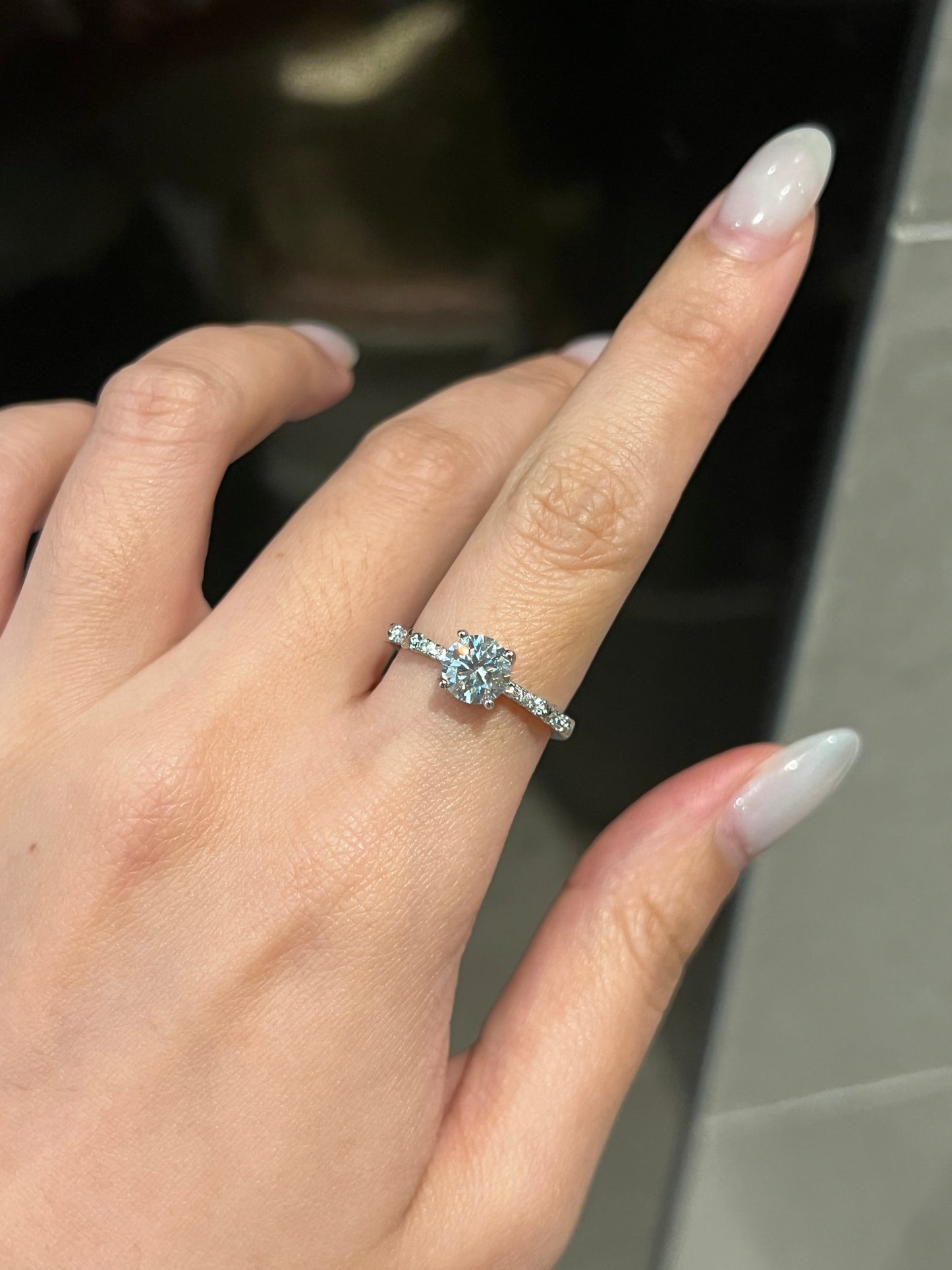 ✨1ct Moissanite Ring 爆閃1ct 莫桑戒指💎✨（1號）