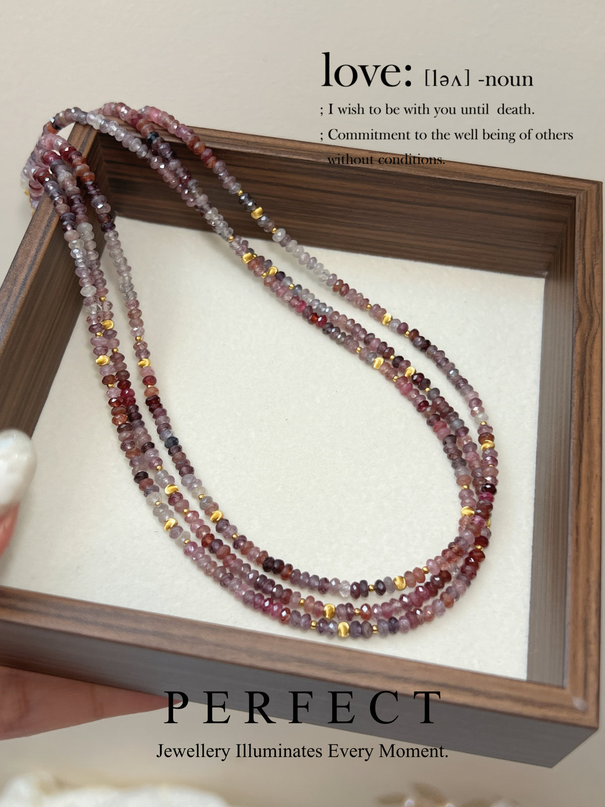 Colourful Spinel S925 Necklace | 彩尖晶石貓眼設計款項鍊