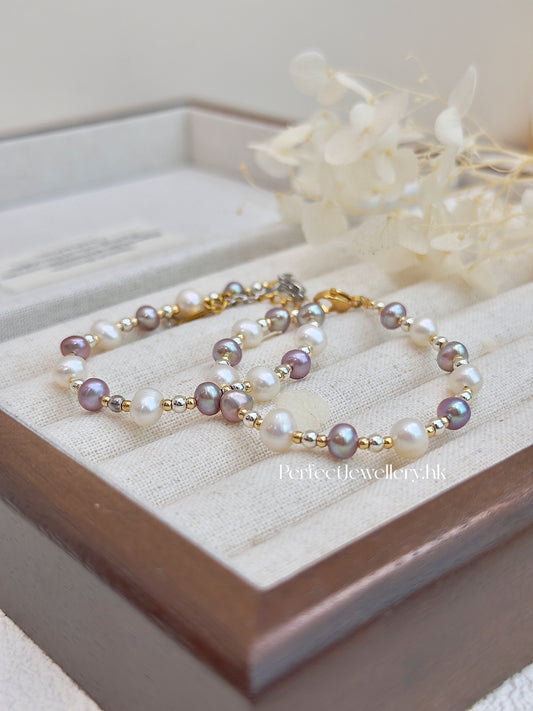 Freshwater Pearl Bracelet | 雙色淡水珍珠手鍊