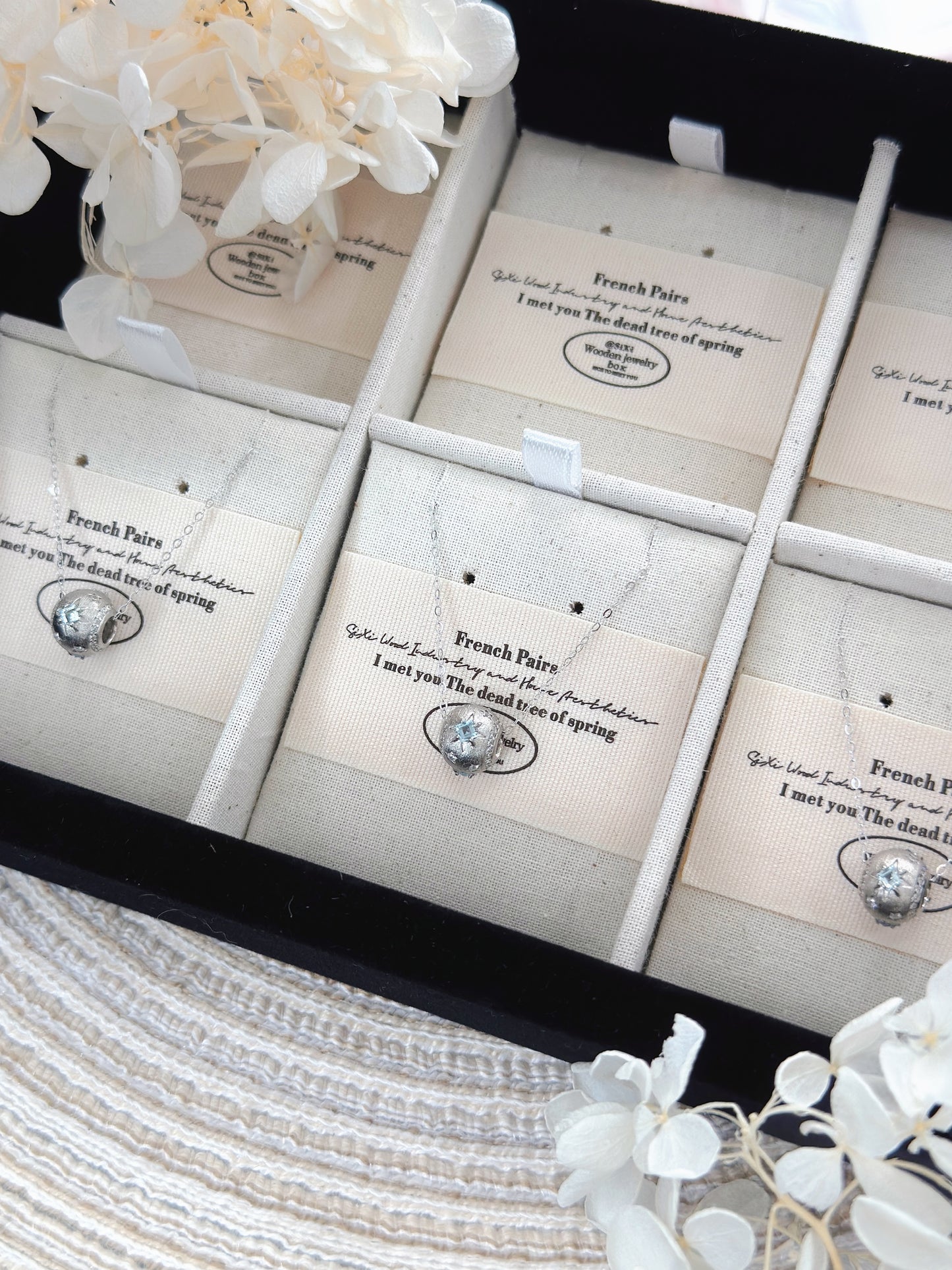 Aquamarine S925 Necklace | 海藍寶路路通滿天星S925銀項鍊