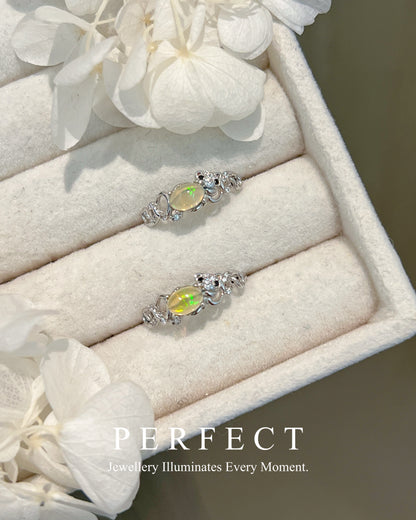 ✨ Opal S925 Ring 🐈｜小貓咪💕Opal S925戒指✨