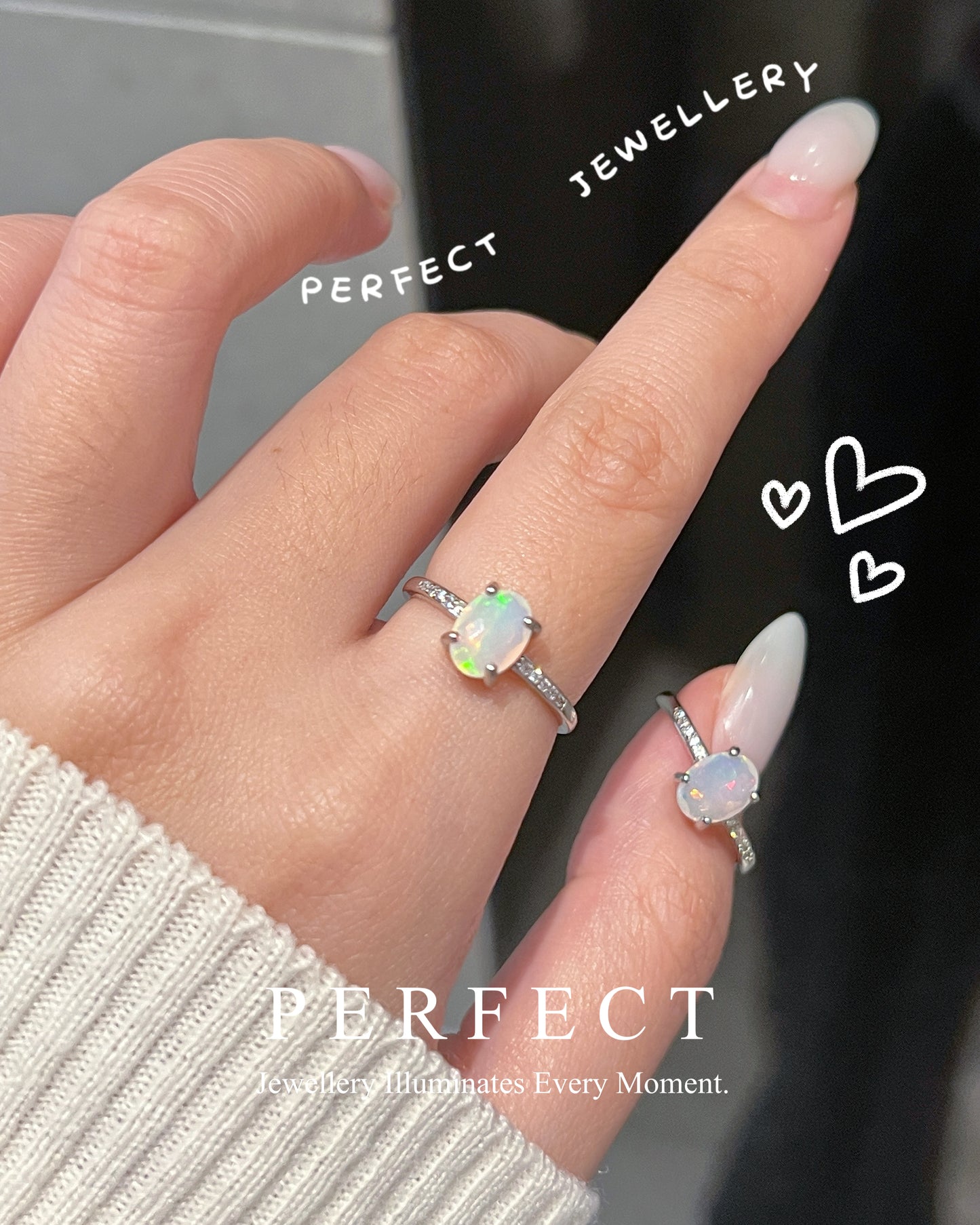 ✨Opal S925 Ring🫧｜澳寶S925銀戒指✨