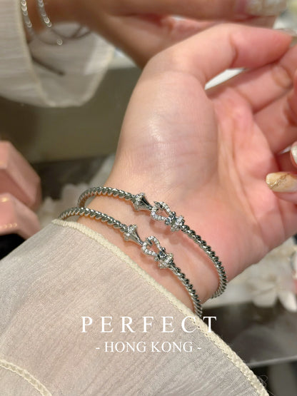 Brass Bangle | 馬蹄扣麻花手鐲