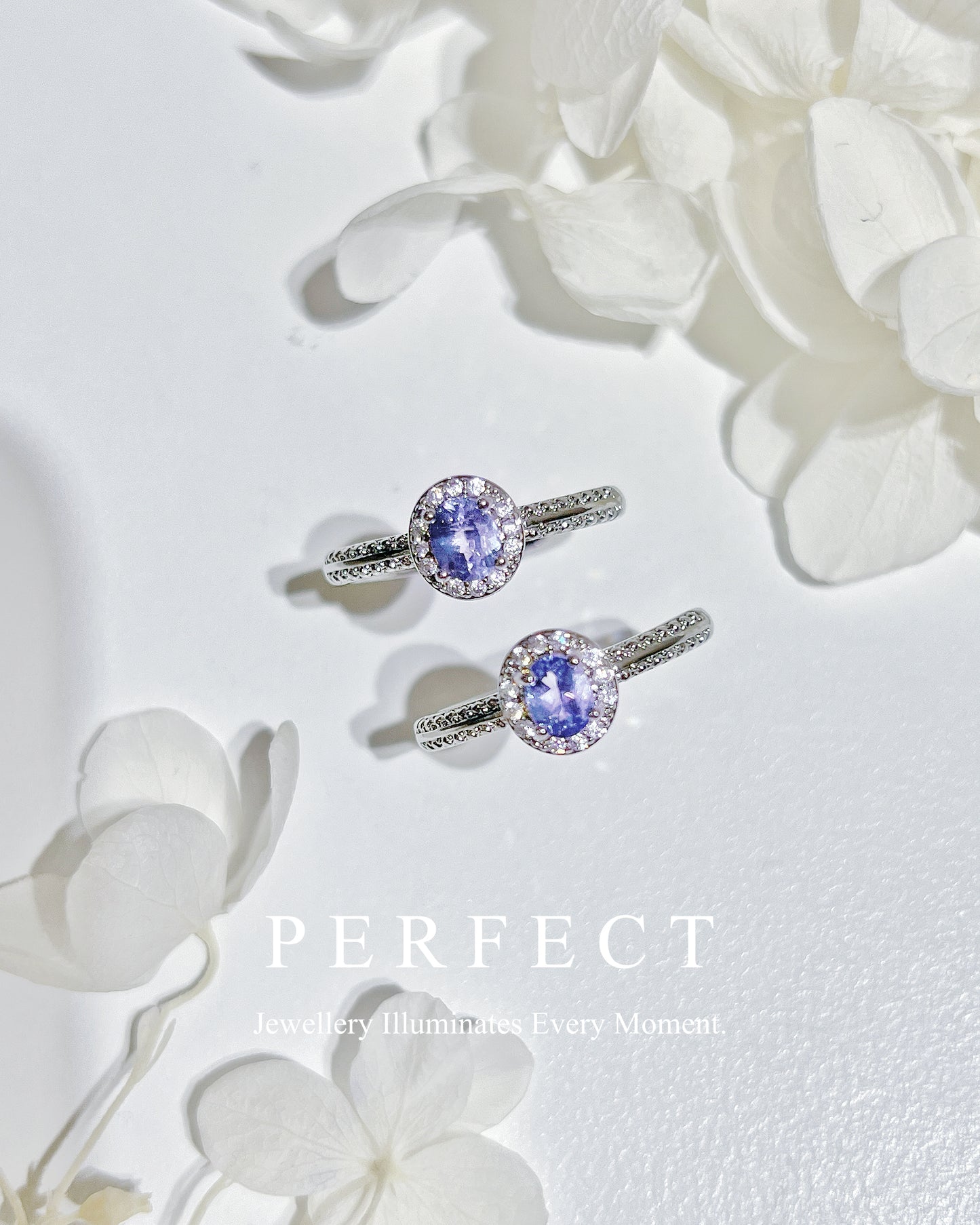 ✨🪻0.4ct Tanzanite Brass Ring | 坦桑石戒指✨🔮