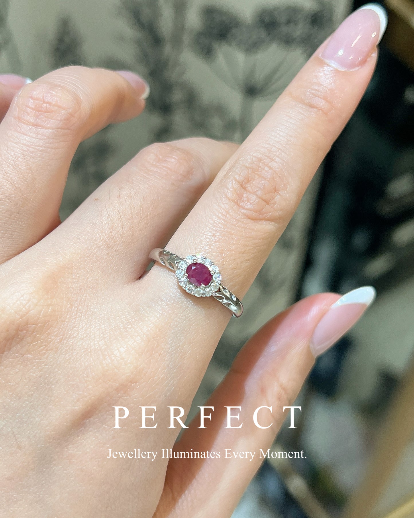 ✨🦩Ruby Brass Ring｜紅寶石戒指✨♥️