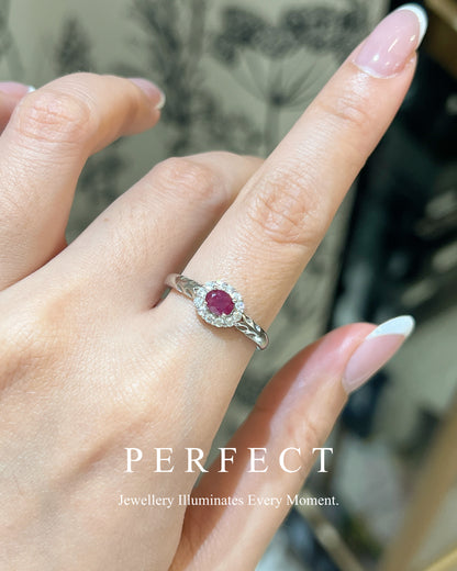 ✨🦩Ruby Brass Ring｜紅寶石戒指✨♥️
