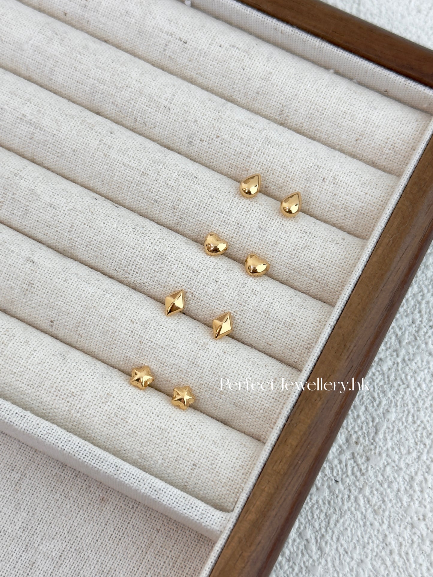 18K mini Earrings | 18K 養耳 mini耳釘