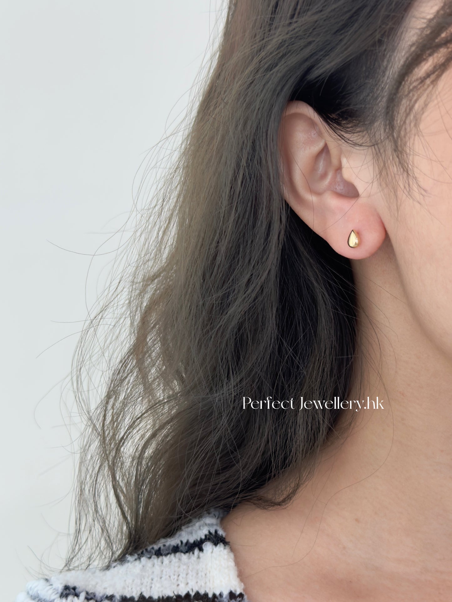 18K mini Earrings | 18K 養耳 mini耳釘