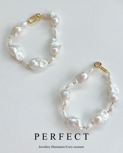 ［法式風情］✨Freshwater Baroque Pearl Bracelet | 淡水巴洛克珍珠✨