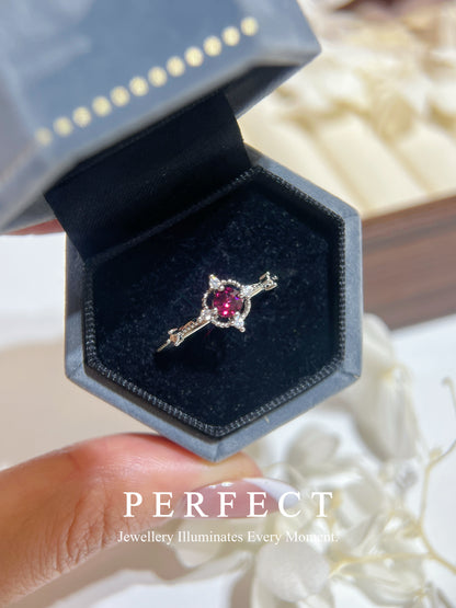 ✨Purple Garnet Brass Ring | 子牙烏星盤戒指✨☪️