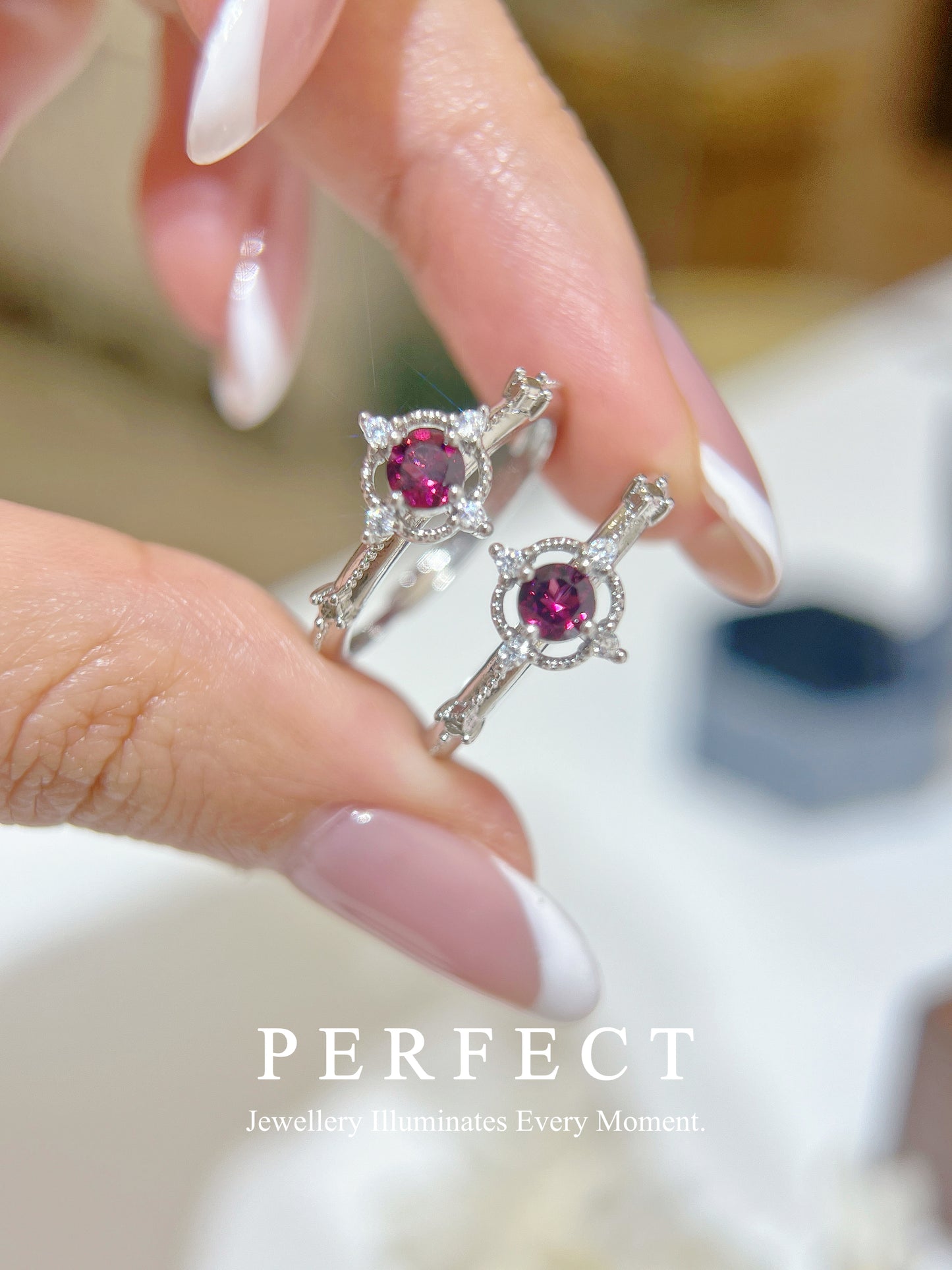 ✨Purple Garnet Brass Ring | 子牙烏星盤戒指✨☪️