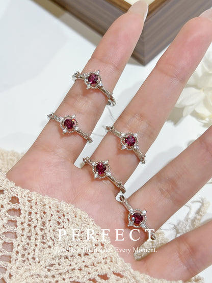 ✨Purple Garnet Brass Ring | 子牙烏星盤戒指✨☪️