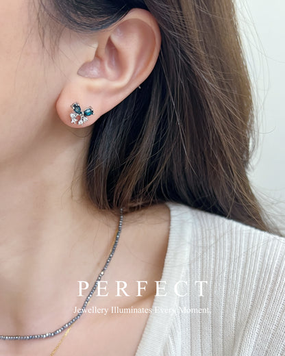✨Nabi London Blue Earrings 🦋｜倫敦藍拓帕石蝴蝶耳釘✨