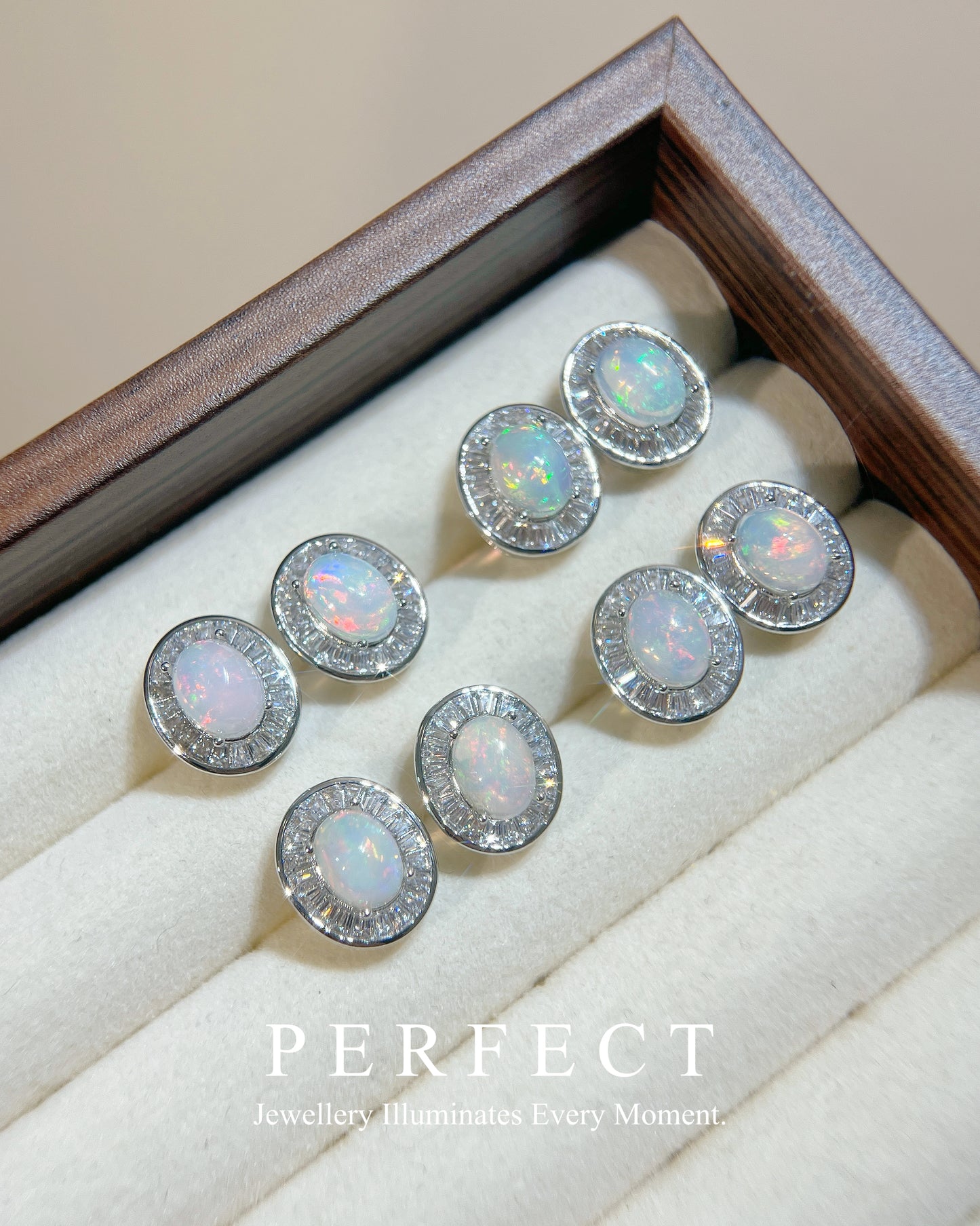 ✨～3ct Opal Brass Earrings ｜天然Opal 耳釘✨