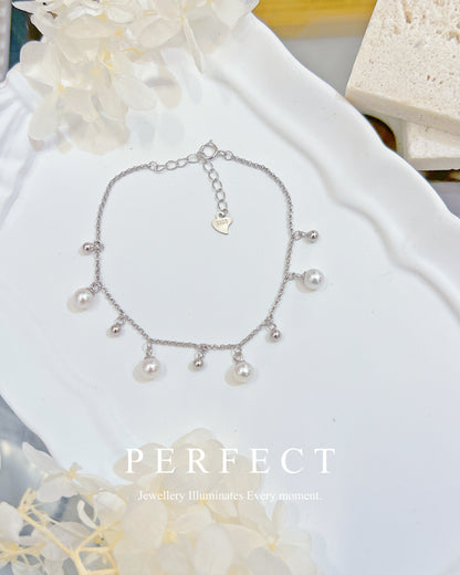 ✨Aurora Freshwater Pearl Bracelet | 極光淡水bb珠S925銀手鍊✨