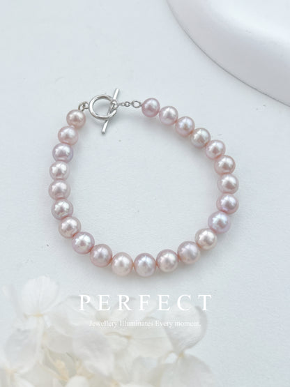 ✨Lilac | Freshwater Pearl Bracelet 粉紫淡水珍珠手鍊✨💜