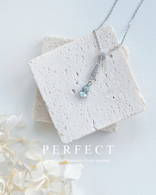 ✨Lyra | Aquamarine Necklace 海藍寶💧S925項鍊✨