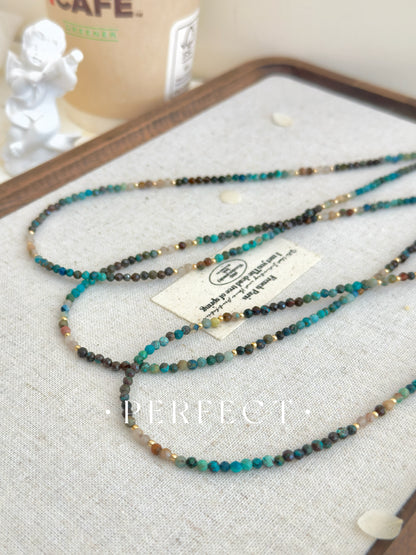 Chrysocolla Necklace | 鳳凰松漸變項鍊