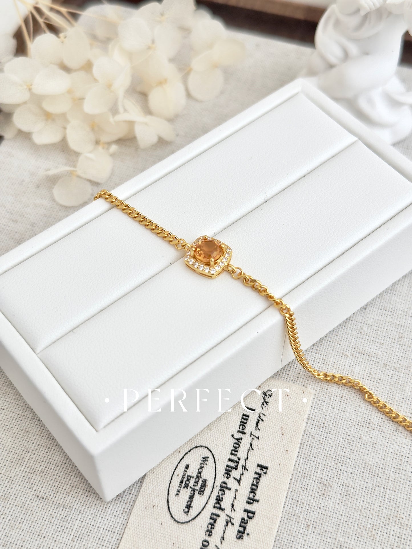 Citrine S925 Bracelet | 黃水晶古巴S925手鍊