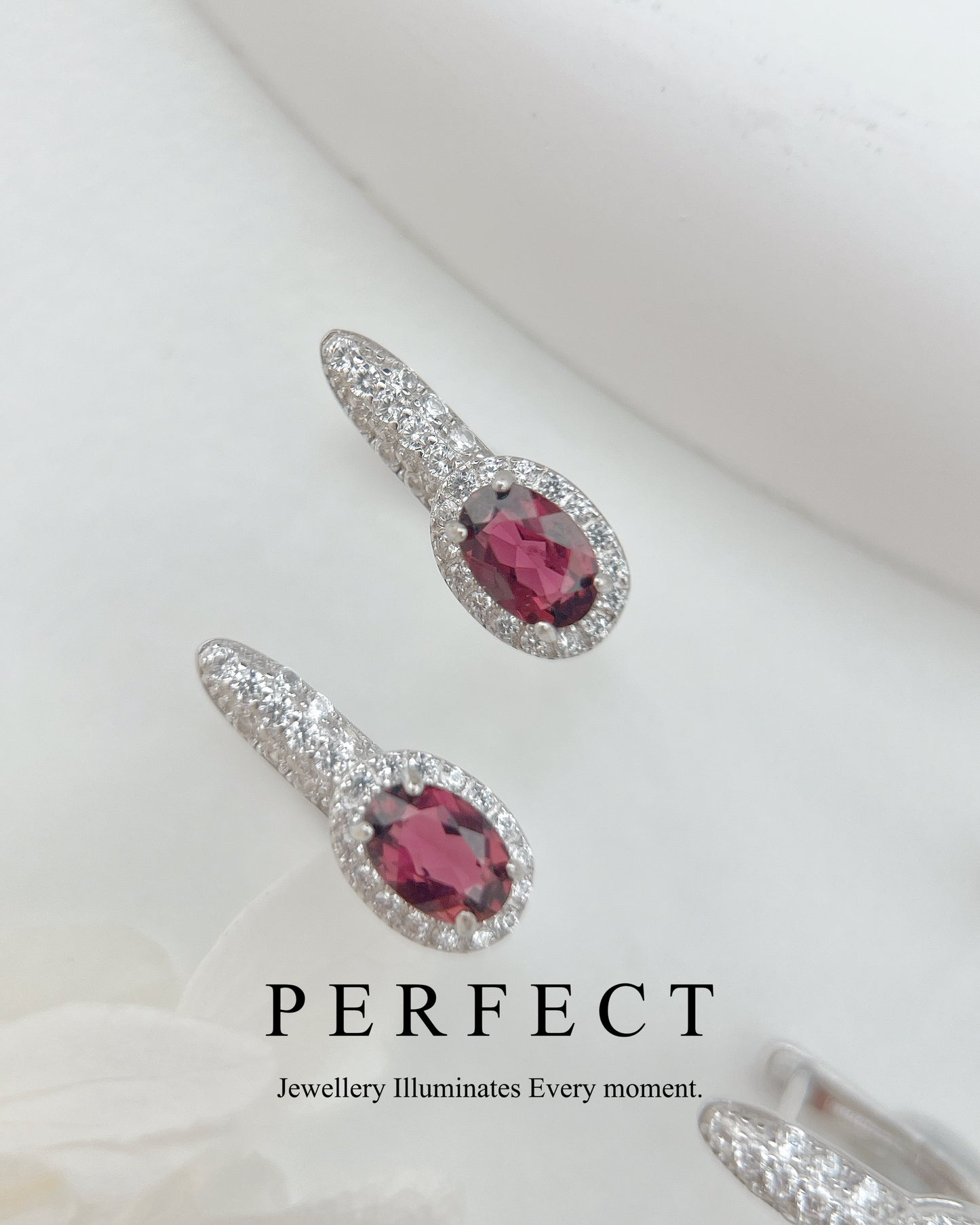 ✨Vivid Tourmaline Ear Hoop |碧璽S925 耳圈✨🍬