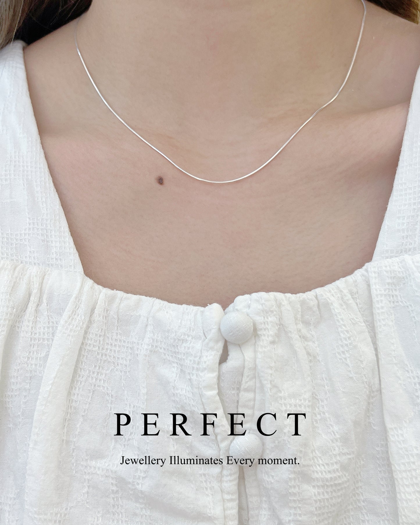 [S925] ✨Italian Silver 🇮🇹Snake Chain Necklace | 義大利銀蛇骨鍊✨