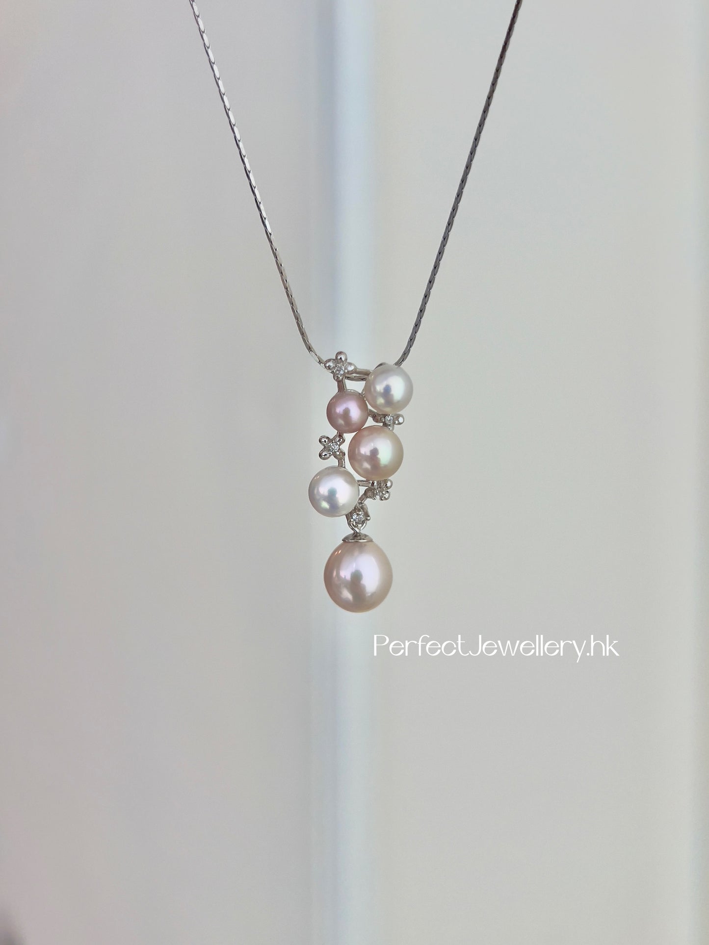 Freshwater Pearl S925 Necklace | 滿天星淡水珍珠S925項鍊