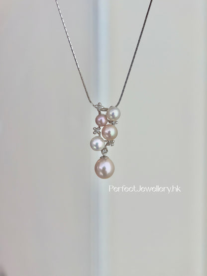 Freshwater Pearl S925 Necklace | 滿天星淡水珍珠S925項鍊