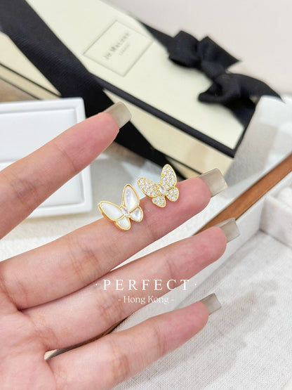 MOP AB Butterfly Earrings | AB款白蝶貝耳釘