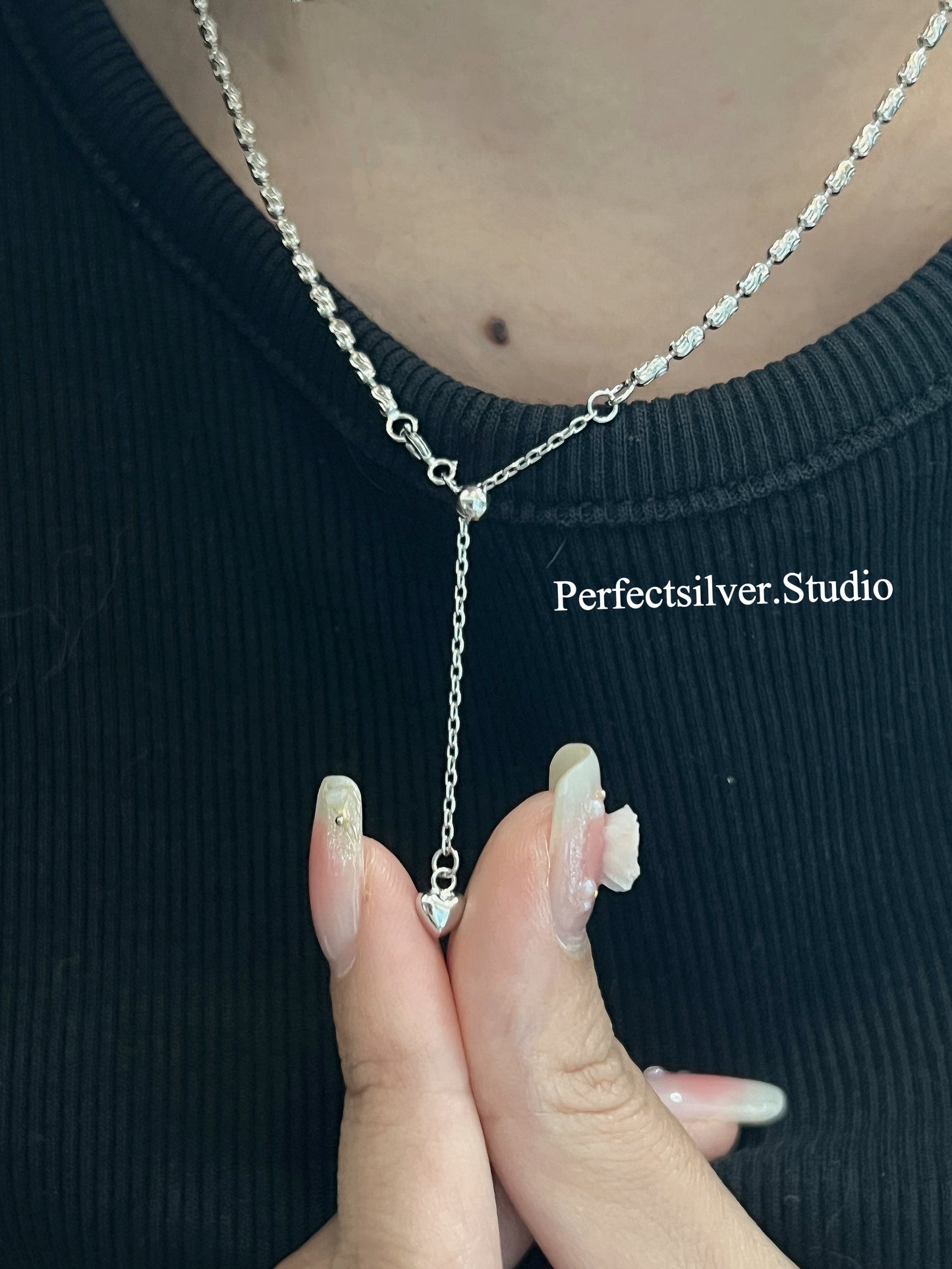 [S925] ✨Oval Silver Necklace｜欖型切銀鏈✨Italian🇮🇹