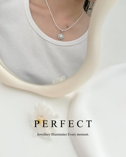 ✨Daisy Freshwater Pearl Pendant ｜淡水珍珠小雛菊🌼萬用扣吊墜✨