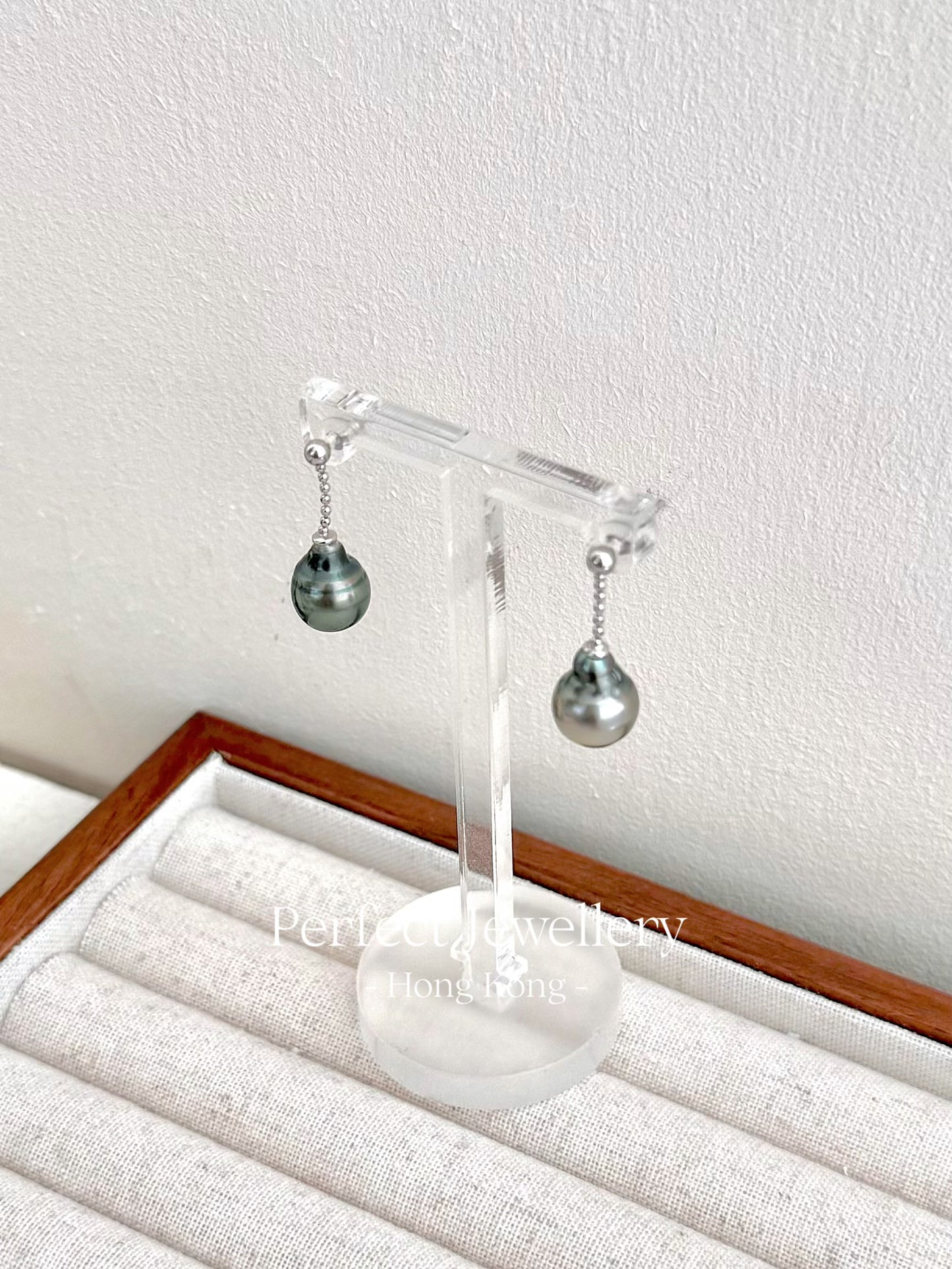 Tahiti Baroque Sea Pearl S925 Earrings | 大溪地巴洛克海水珍珠S925耳釘