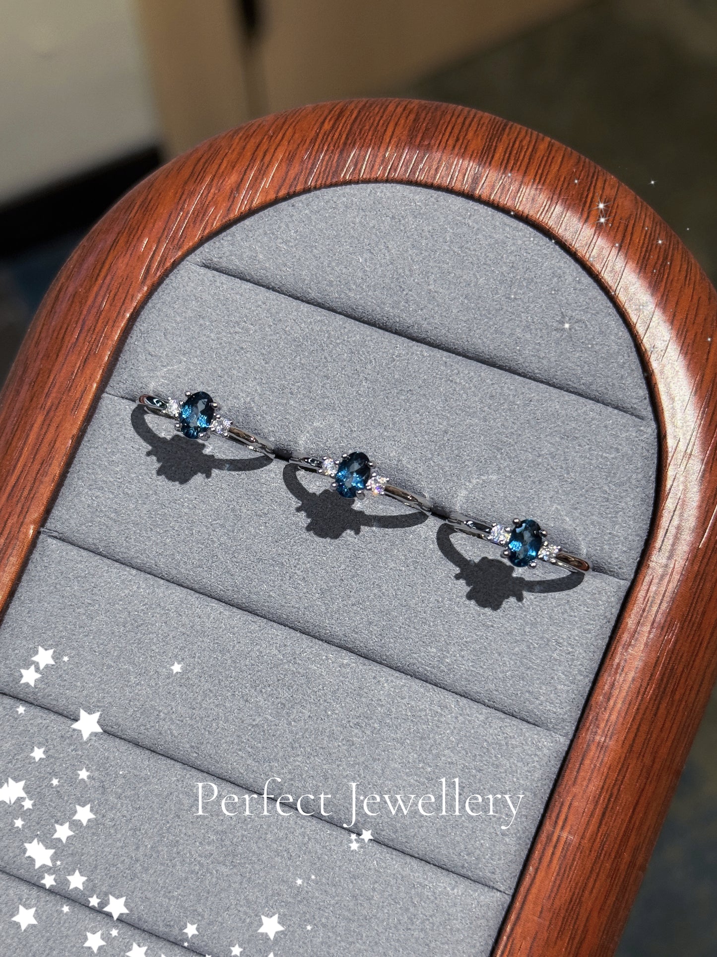 [Brass] 💙London Blue Topaz ✨｜倫敦藍托帕經典戒指💍
