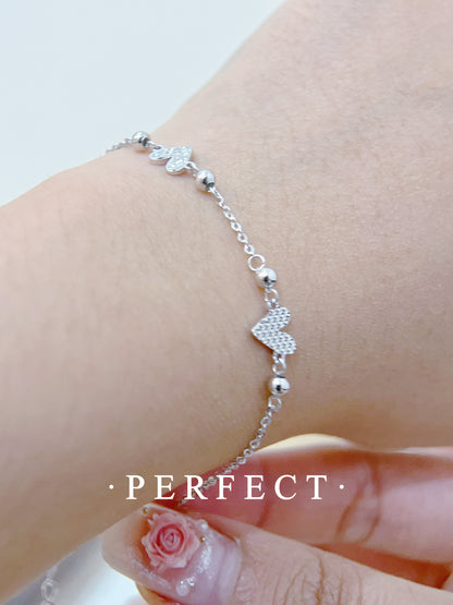 [S925] ✨ Heart of Stars Bracelet | 愛心銀手鏈🩷✨