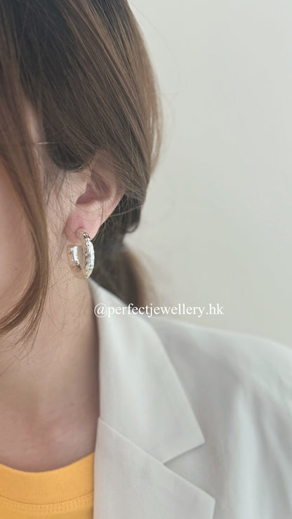 ✨ Stainless Steel C Shape Earrings | 鈦鋼C型耳環✨