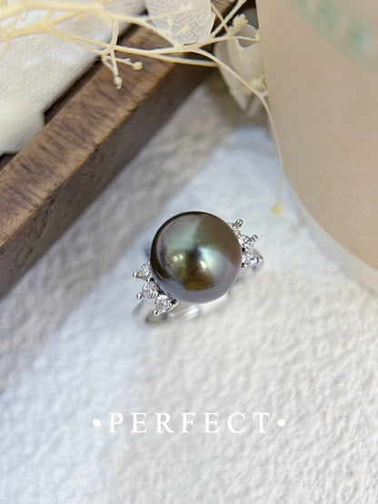 ✨Candy Tahiti Black Pearl Ring | 大溪地黑珍珠糖果🍬戒指✨