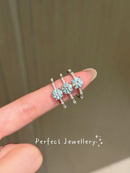 ✨1ct Moissanite Ring 爆閃1ct 莫桑戒指💎✨（1號）