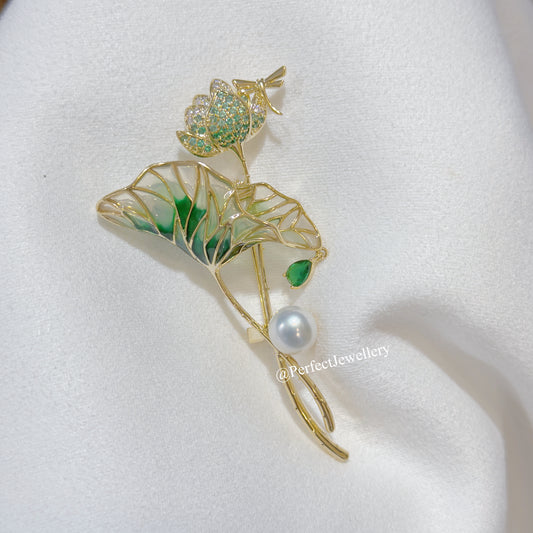 ✨Moonlight 🌙Brooch|荷塘月色珍珠胸針✨🪷