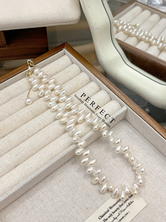 ✨🌸Dancing Freshwater Pearl Necklace｜花瓣淡水珍珠項鍊✨