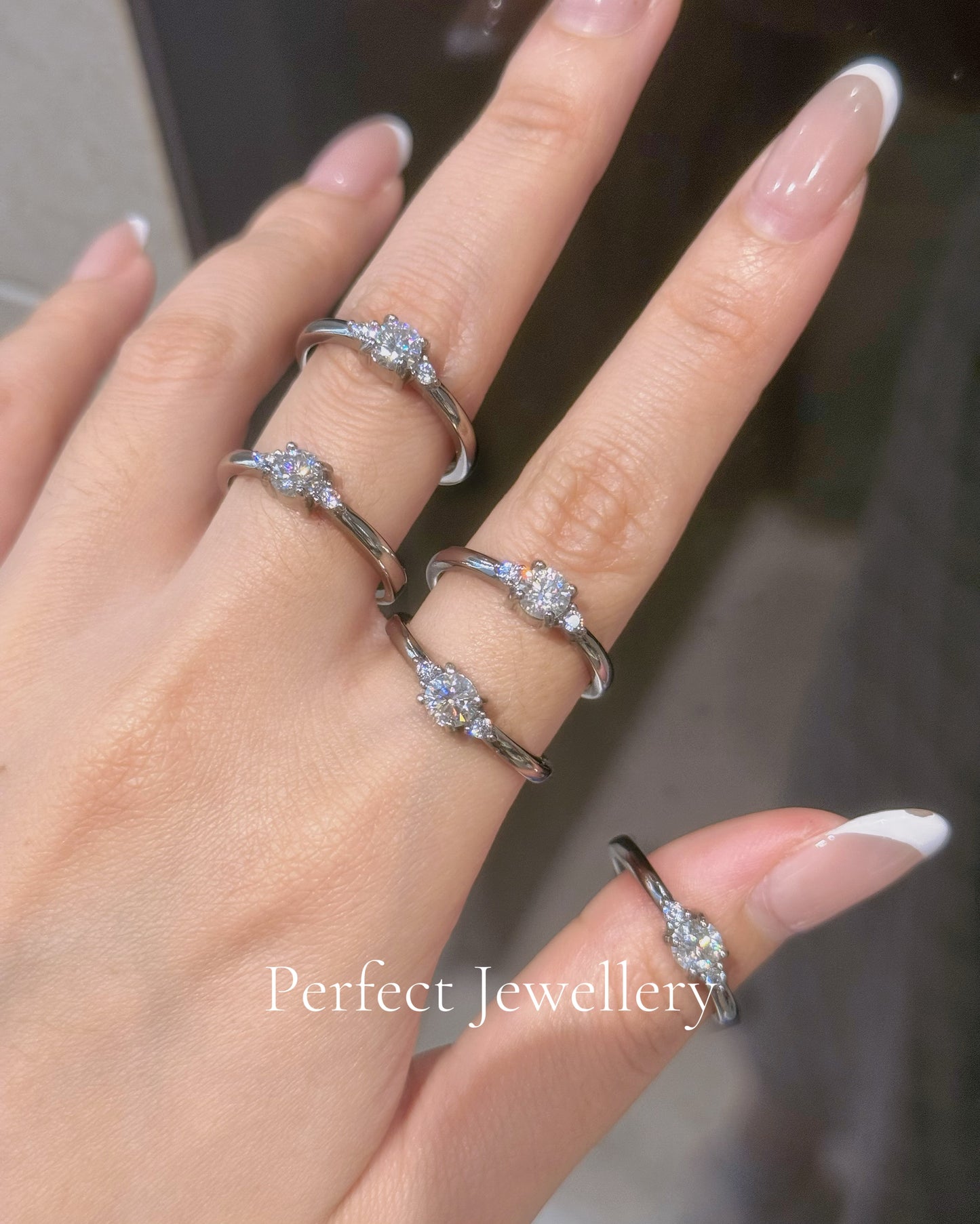 [Brass] Moissanite Ring ✨經典莫桑三石款戒指💍