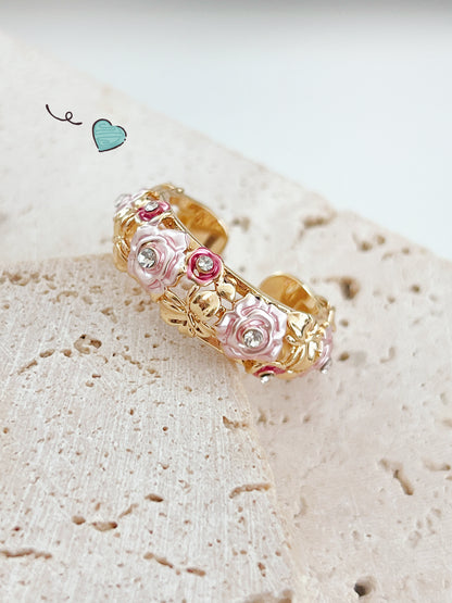 Flower Brass Ring | 花花戒指￼