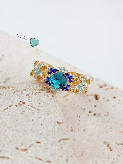 Flower Brass Ring | 花花戒指￼
