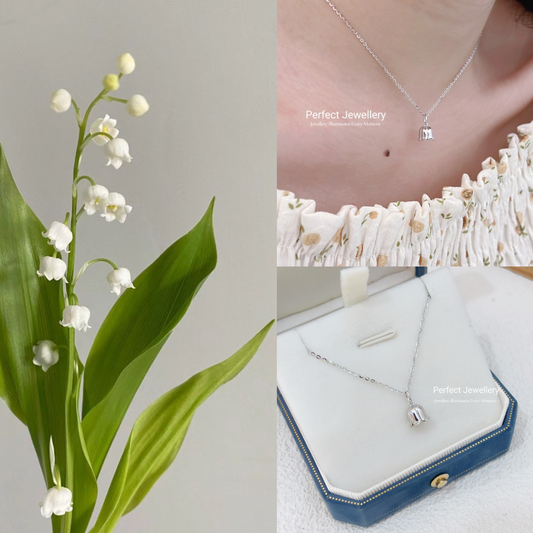 ［S925］Lily of Valley Silver Necklace