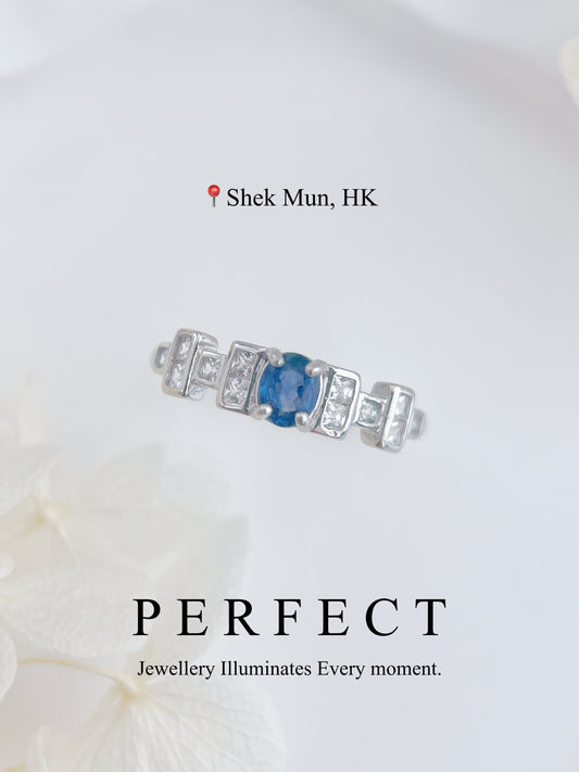 ✨Blue Sapphire S925 Ring | 皇家藍色藍寶石戒指✨🦋