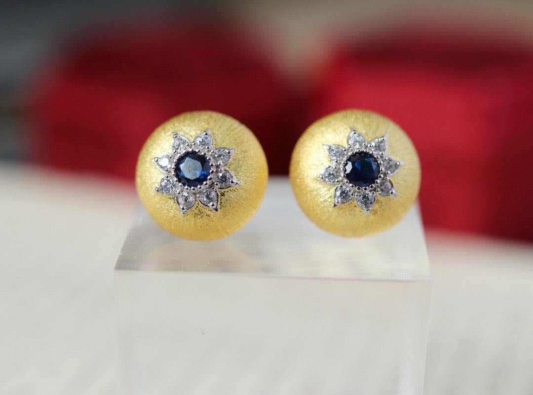 [S925] ✨Italian Starry Ball Earrings | 義大利八芒星🌟耳釘✨